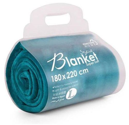 Mintra TWZ - Large Warm Microfiber Blanket - 1 Pc - Turquoise