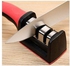 Matjri Stainless Steel Knife Sharpener Black/Red