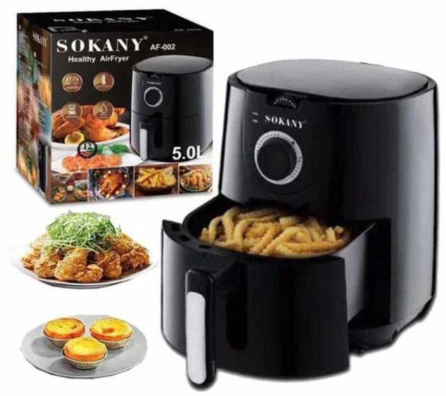 Sokany Air Fryer Without Oil, 1500 Watt, 5.0 Liters, AF-002