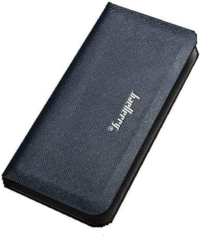 General Blue Leather Wallet For Men And Woman
