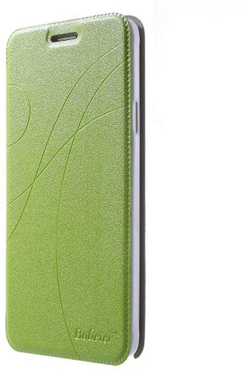 Generic Lines PU Leather Stand Case for Samsung Galaxy Note 4 N910 - Green