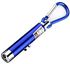5mW 2-in-1 LED Laser Pen Pointer Flashlight Torch Beam Light Keychain - Blue