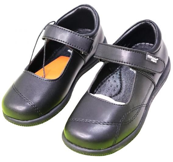 Girls' Fashion Black School Shoes - Size 31      