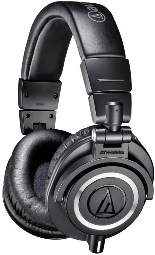 Audio Technica
                                ATH-M50x Professional Closed-Back Monitor Headphones, Black