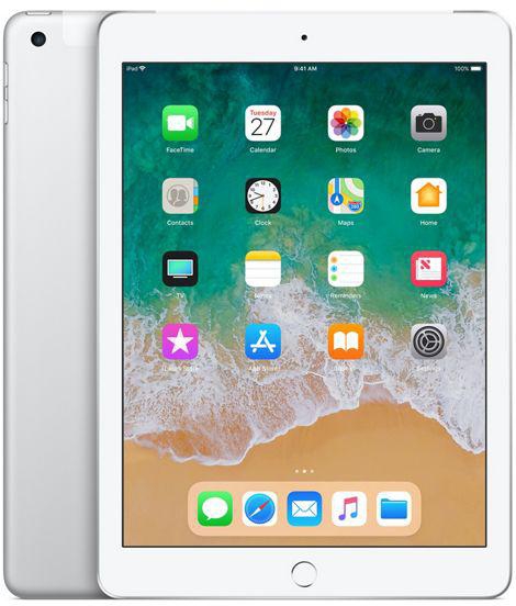 Apple iPad 2018 with Facetime - 9.7 Inch Retina Display, 32GB, WiFi + 4G LTE, Silver