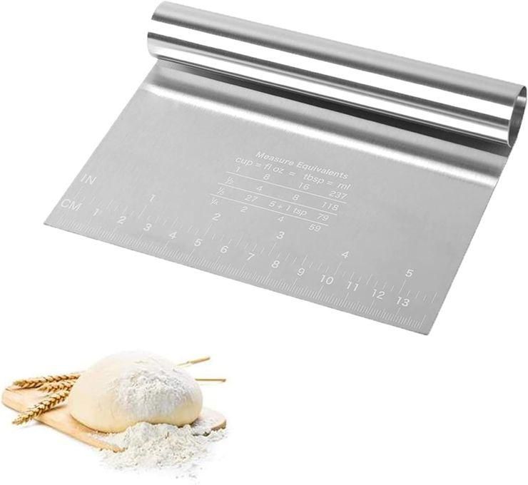 Stainless Steel Dough Cutter For Pastry And Pizza With Measurements