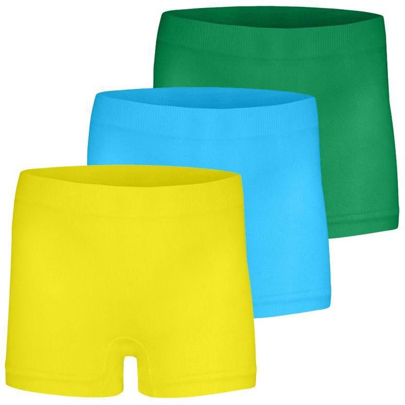 Silvy Set Of 3 Casual Shorts For Girls - Multicolor, 6 To 8 Years