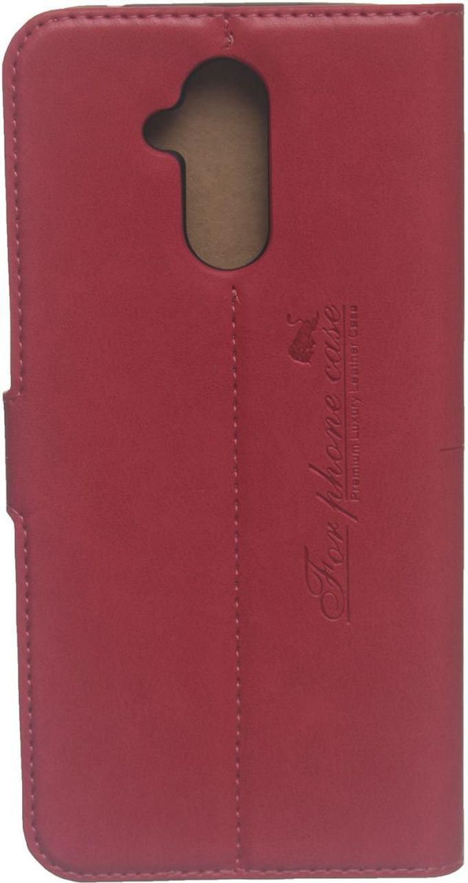 KAIYUE Flip Full Cover For Huawei Mate 20 Lite - Red