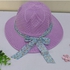 Children Girls Summer Sunscreen Boater Hat Weave Beach Hat