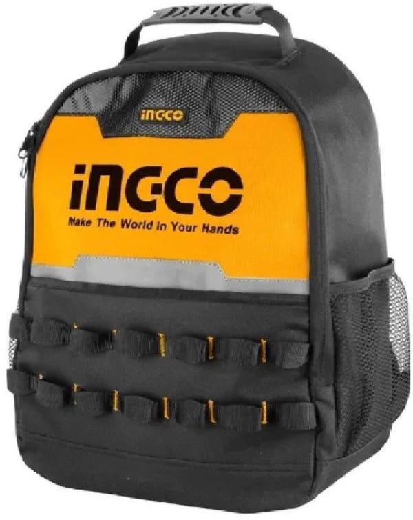 Get Ingco HBP0101 Backpack Tool Box Kit - Black Yellow with best offers | Raneen.com