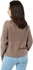 Only Pullover for Women , Brown , Size M , 15120489
