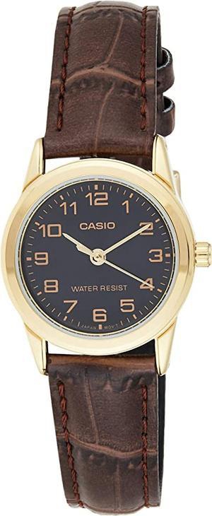 Casio - Watch, Black/White - LTP-V001GL-7BVDF