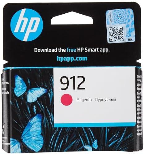 Hp 912 Magenta Original Ink Cartridge [3Yl78Ae] | Works With Hp Officejet Pro 8023, 8013 Printers