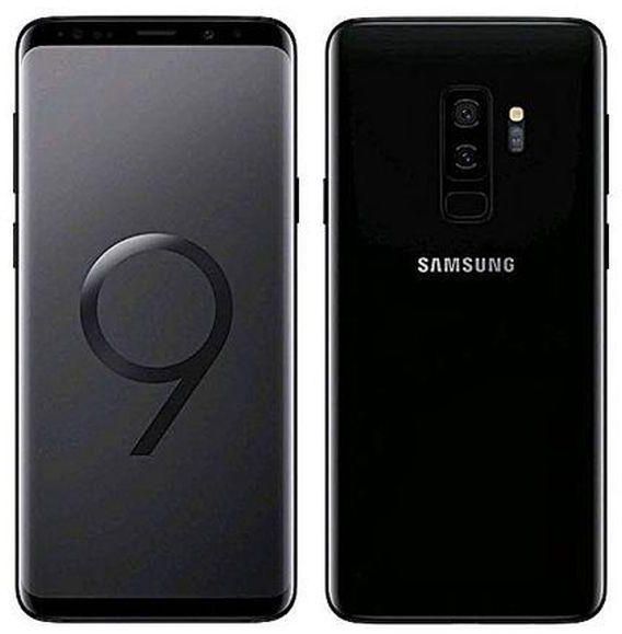 Samsung Galaxy S9 Plus (6GB,64GB ROM 12MP + 8MP 4G Smartphone - Black & Screen Guide + Back Cover