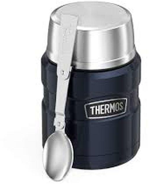 THERMOS FLASKS Thermos King Stainless Steel Double Walled Food Flask