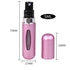 Perfume Spray Bottle Set - 7Pcs Portable Mini Refillable Perfume Atomizer Bottle For Travel Spray Scent Pump Case 5ml (Multicolor)