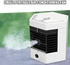 Mini Air Conditioner Fan Air Cooler-Quick To Cool Air Conditioning-Usb-White/ Black