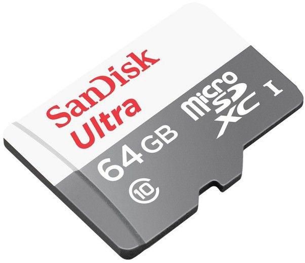 كارت ذاكرة ألترا مايكرو SDXC من سان ديسك موديل 64 جيجا -الفئة العاشرة - SDSQUNB-064G-GN3MA