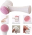 Double Sided Silicone Facial Cleansing Brush Face