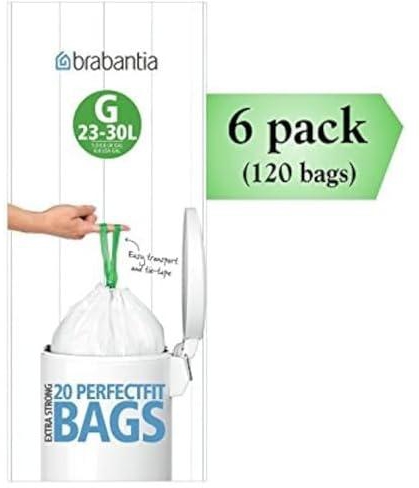 Brabantia PerfectFit G 6 Pack White 1