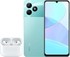 Get Realme C51 Dual SIM Mobile Phone, 128 GB, 4 GB RAM, 4G LTE - Green + Airpods Ringtone Wireless Bluetooth with best offers | Raneen.com