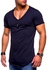 Fashion Premium Cotton Soft Short Sleeve V-Neck T-Shirt