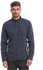 BELLFIELD MAIN Blue Cotton Shirt Neck Shirts For Men