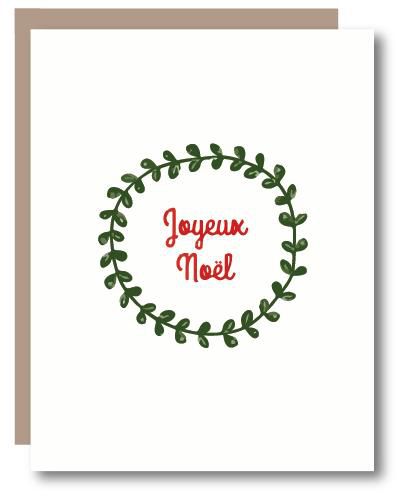 Joyeux Noel - French Christmas greeting card