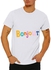 FORZA RAGAZZI Graphic Short Sleeve White T-Shirt Bonjour