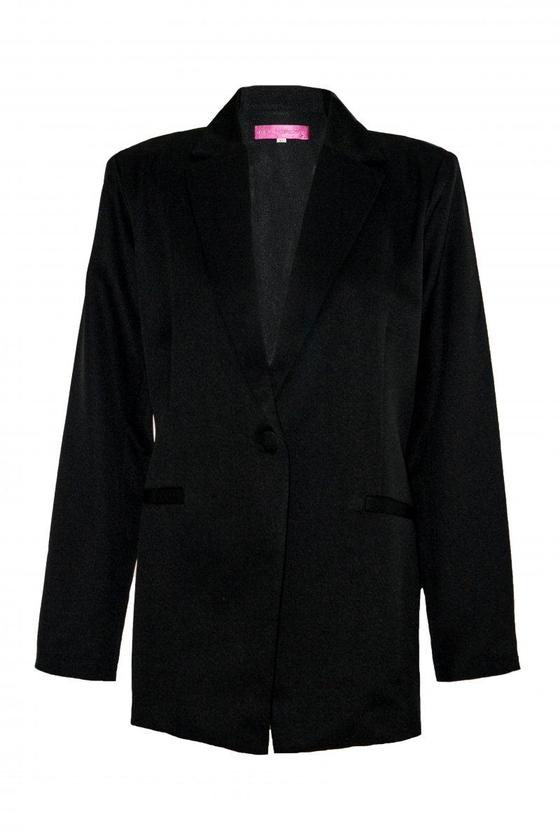 TOPGIRL Essential Structured Women's Blazer (Black)