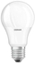 Osram LED Base Classic A/LED lamp in bulb shape with E27 base/not dimmable/replacement for 60 Watt/Matt/warm white 2700 Kelvin / 4er Pack, 4058075819450, Set of 4/9 W