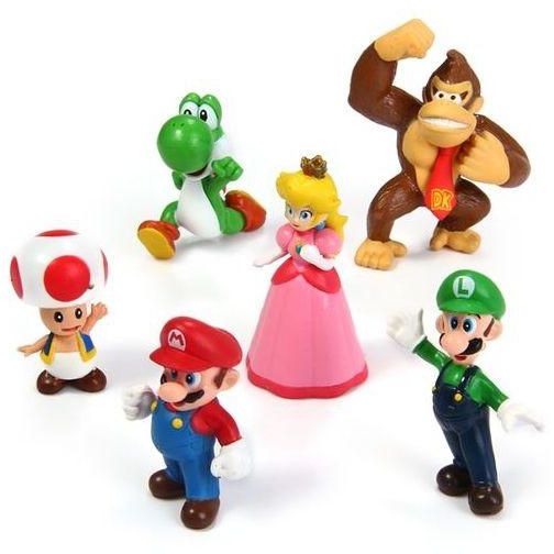 Generic Exquisite 6pcs Mini Super Mario Bros 4 - 7cm Action Figures Doll Toy - As The Picture