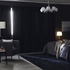 SANELA Room darkening curtains, 1 pair - dark blue 140x300 cm