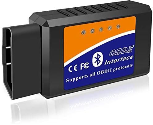Edasion OBD2 Bluetooth Scanner Code Reader Reset for Android Windows, Auto Car Diagnostic Scan Tool OBDII Adapter for Check Engine Light for Torque, OBD Fusion, Car Scanner App