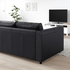 VIMLE 3-seat sofa - Grann/Bomstad black