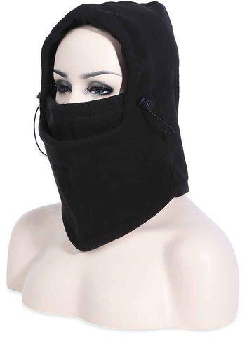 FSGS Black Thermal Thickened Fleece Windproof Face Mask For Cycling 116448