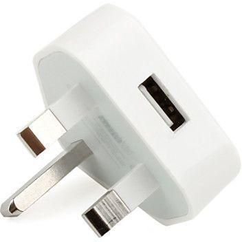 USB AC Wall Power Charger Adapter UK Plug for Apple iPhone 4 5 iPad iPod Touch