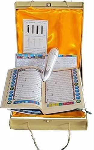قلم قراءة القرآن الكريم كلمة بكلمة 4 جيجابايت مدمج في الذاكرة مع كتاب مصحف صغير (مجموعة هدايا)