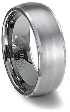 Tungsten Carbide Wedding Ring For Men-9Us