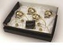 Santhome HLSAN 205 Tea Deborah Glassware in Versace Gold Black