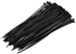 12 Inch Cable Zip Ties Heavy Duty, 100 Pack Premium Plastic Wire Ties,50 Pounds Tensile Strength, Multi-Purpose Self-Locking Black Nylon Zip Ties for Indoor and Outdoor