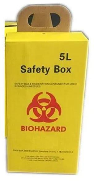 Generic Biohazard Safety Boxes 5Lts,Waste Management
