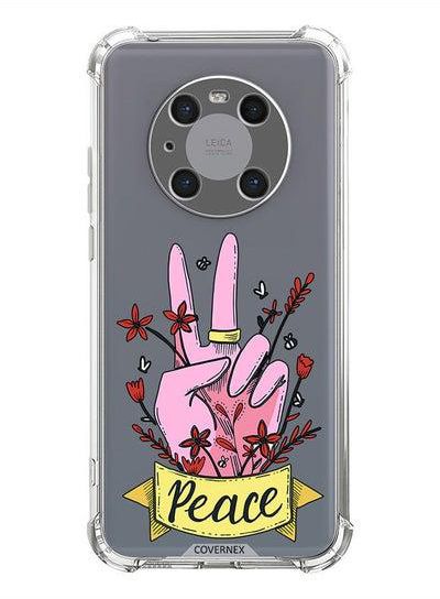 Shockproof Protective Case Cover For Huawei Mate 40 Pro Floral Peace