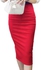 Lydiaz CORPORATE Midi Bodycon Pencil Skirt - Red