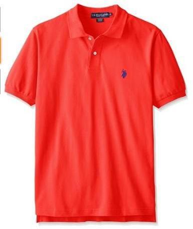 U S POLO ASSN. - SOLID SMALL PONY POLO - RED - M