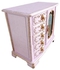 "THE GIFT FACTORY" Jewelry Box Organizer Vintage Multifunctional Jewelry Storage Box Pink