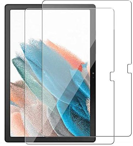 شاشة حماية HD عالية الدقة بطبقة من الزجاج المقوى صديقة للبيئة لتابلت سامسونج جالاكسي A8 (10.5 بوصة) 2021 من كزيواكش - قطعتين، شفاف