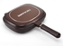 HappyCall Double Sided Pan, Jumbo Grill Brown