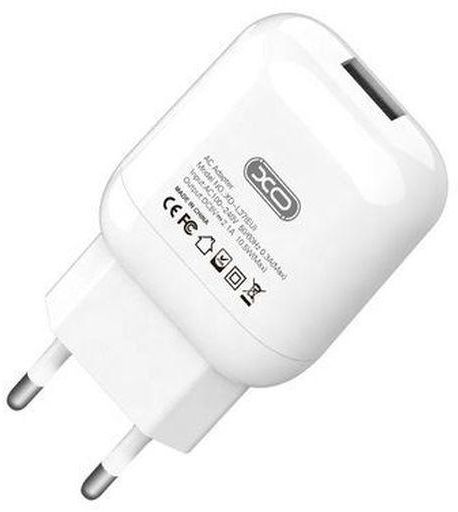 XO Wall Charger with Lightning Cable - White