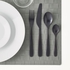 TILLAGD 24-piece cutlery set, black - IKEA